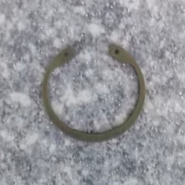 Piston pin clamp ring