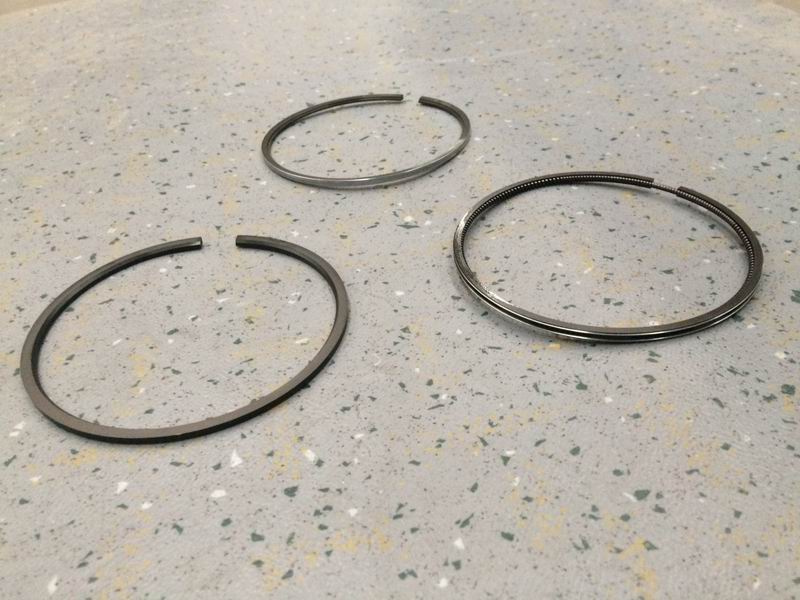 Piston ring; single cylinder group; contains 3 pieces-1
