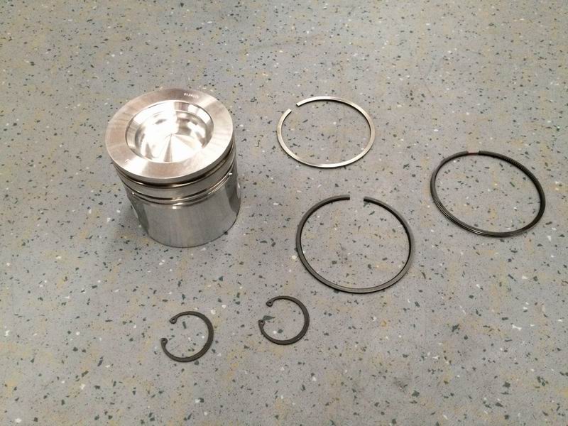 Piston/piston ring/piston pin spring assembly-2
