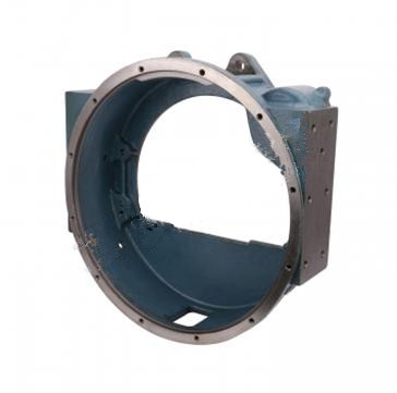 D flywheel housing; (with two mounting positioning pins)