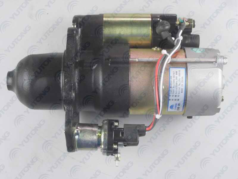 Starter for engine, reducer type, self-mounting