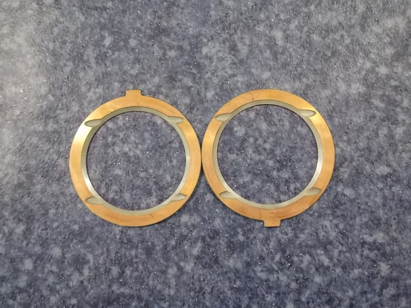 Thrust tiles; one set of whole machine; including 2 pieces