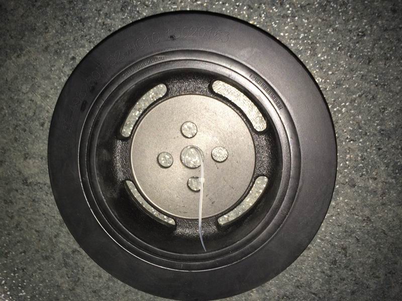 Crankshaft shock absorber