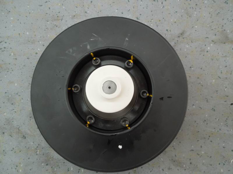 Silicone oil shock absorber