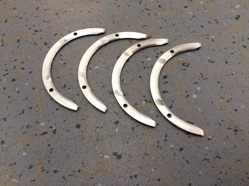 Thrust tiles; one set of whole machine; including 4 pieces