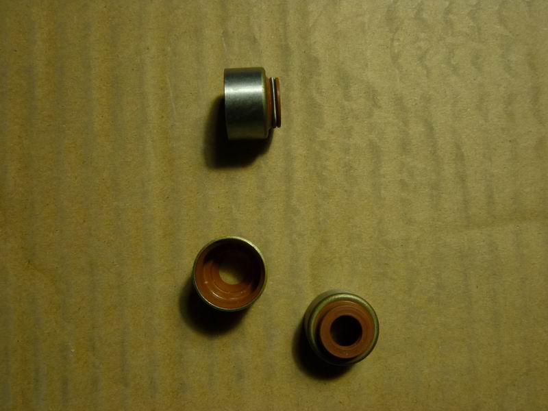 Oil seal-air valve guide