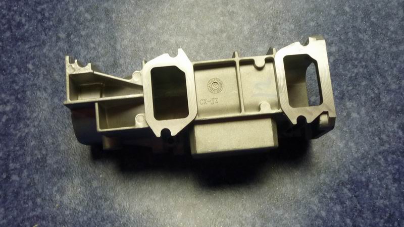 Rear section of the intake manifold