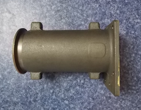 Supercharger exhaust pipe