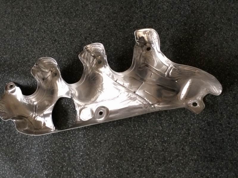 Теплозащитный экран выпускного коллектора; верно-1