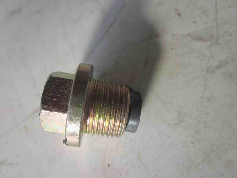 Oil pan oil drain screw plug