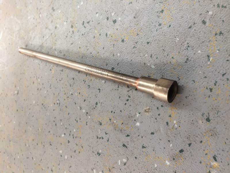 Oil ruler tube under assembly