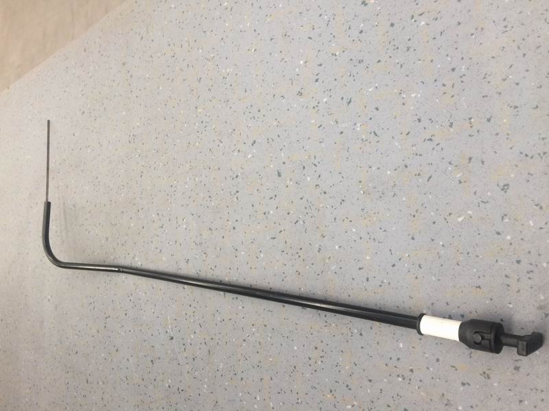 Engine oil ruler and engine oil ruler tube assembly