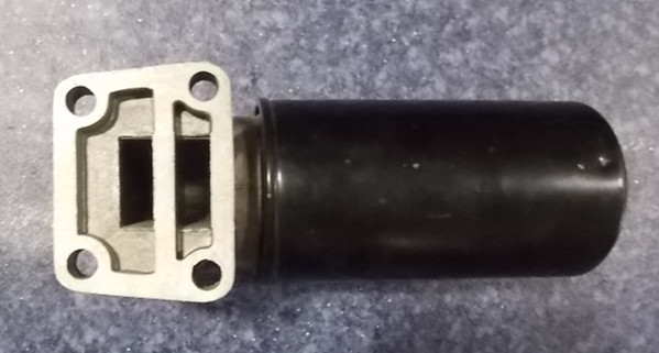 Rotating oil coarse filter and base assembly-1