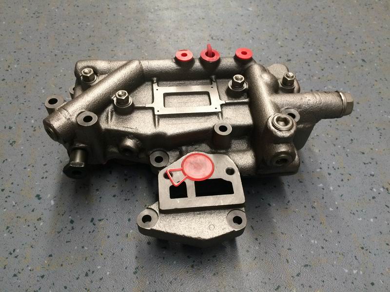 Engine oil cooler assembly