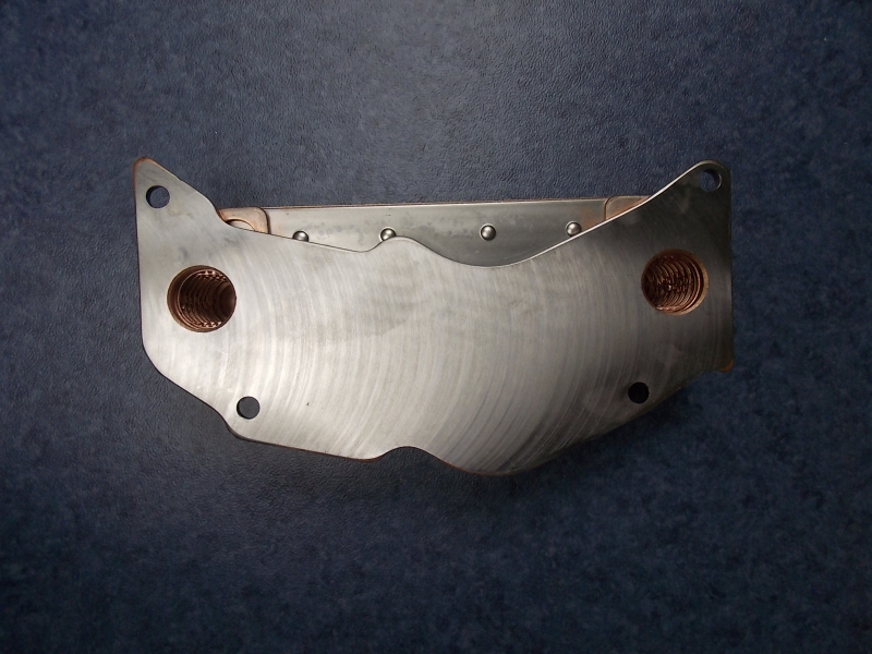 Engine oil cooler core