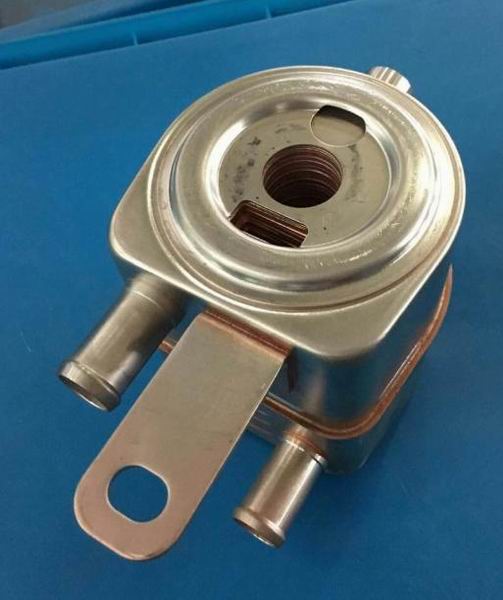 Engine oil cooler assembly