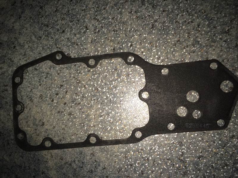 Oil cooler core pad