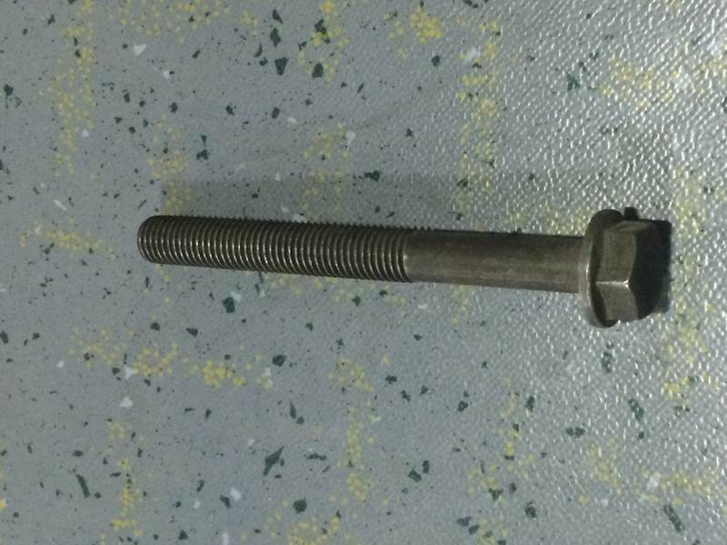 Hexagonal flange surface bolt; M14*2.00*128
