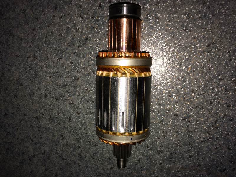 Armature and bearing assembly