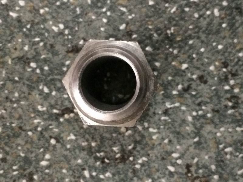 Engine oil filter element installation connector