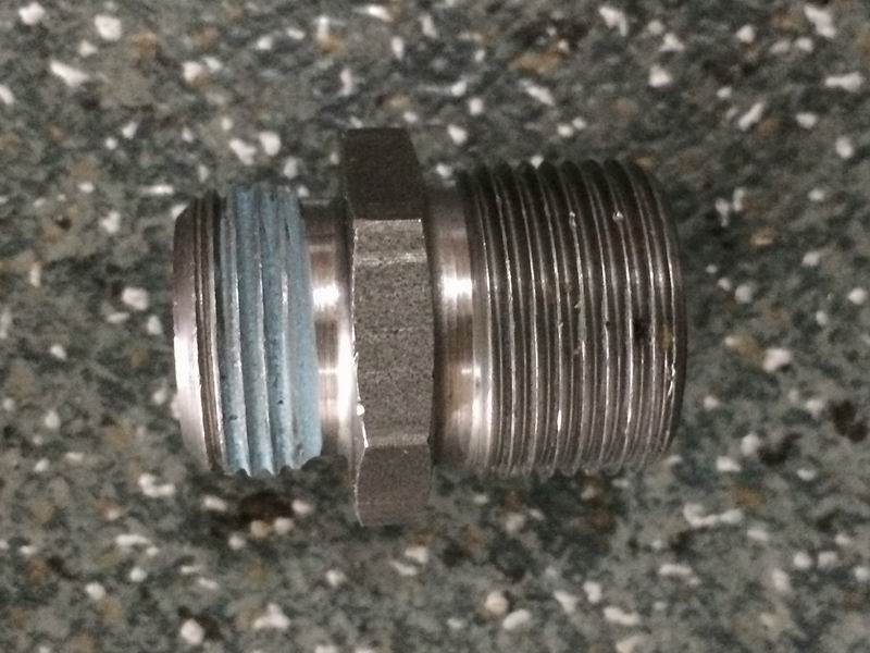 Engine oil filter element installation connector-1