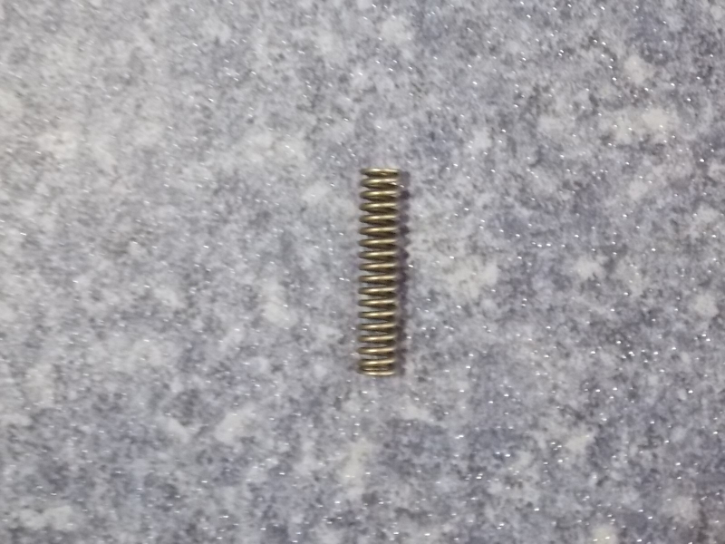 Oil pressure limiting valve spring