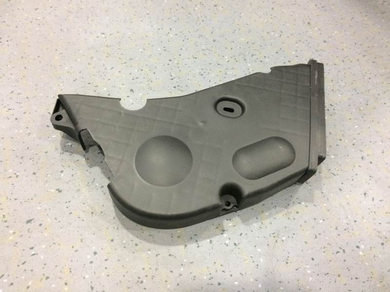 Timing toothed belt cover