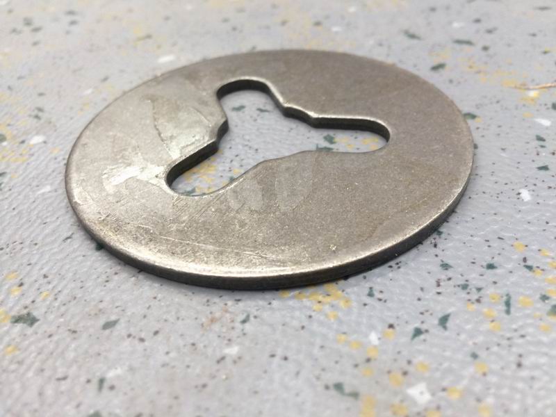 Camshaft idler gear thrust plate-1