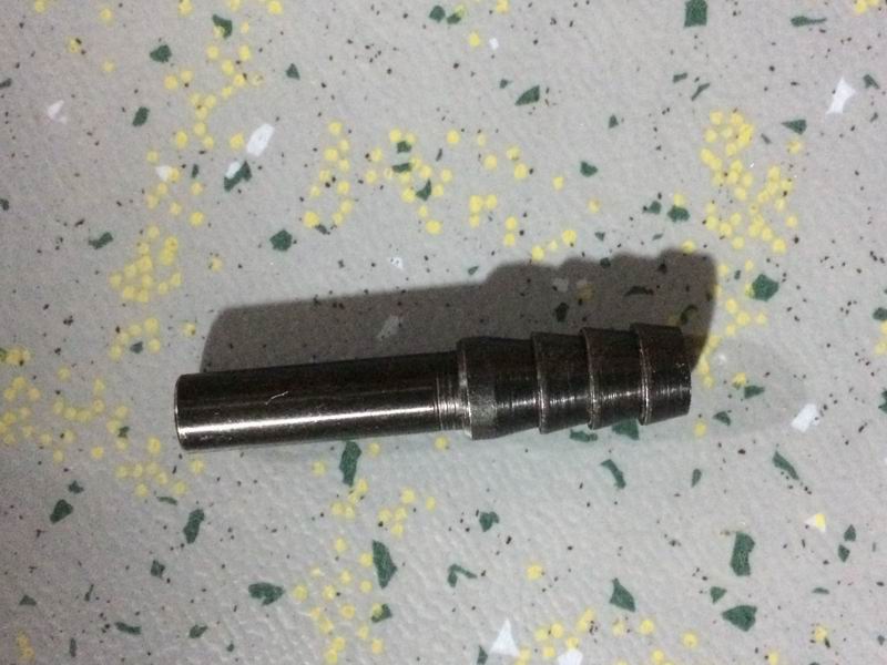 Oil ruler casing under assembly