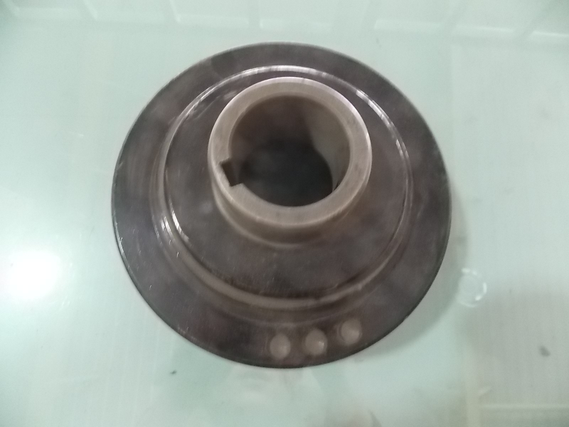 Shock absorber and additional pulley-1