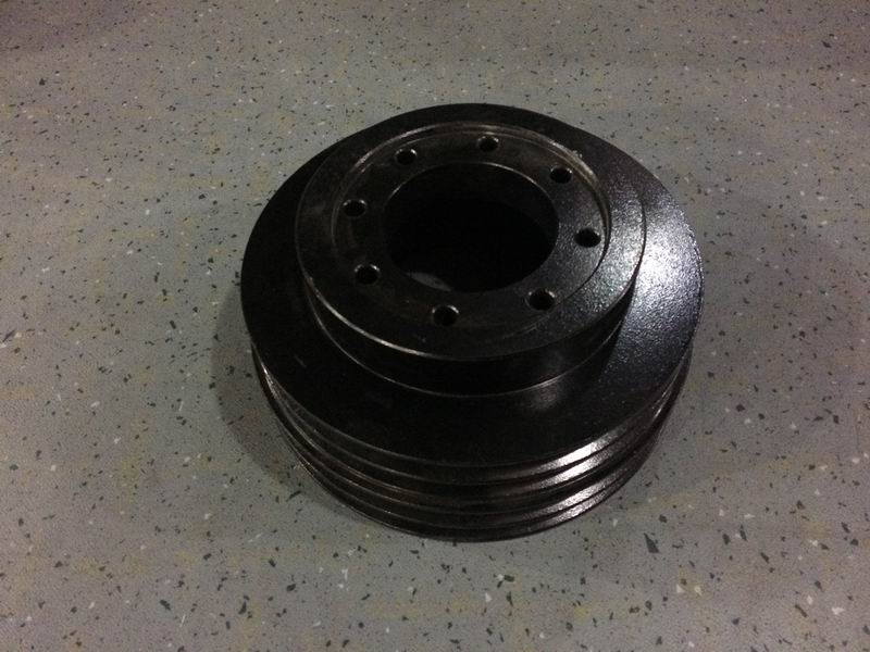 Шкив коленвала серии В, 2B + 2B , 240 + 250