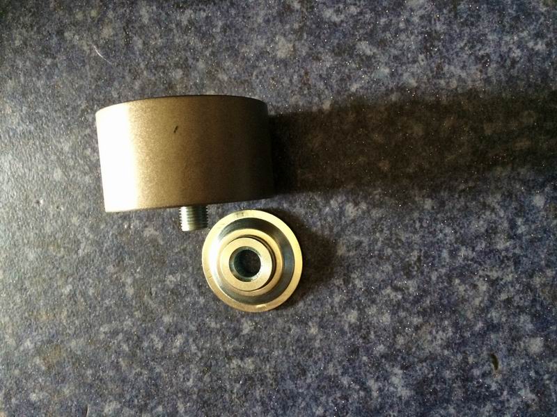 Multi-wedge belt idler; can be replaced by 1025-00917-1