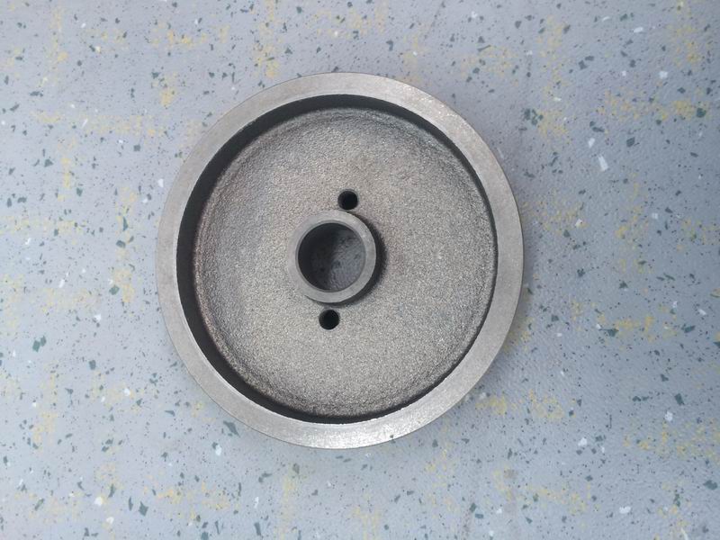 Accessories drive pulley; 2 holes