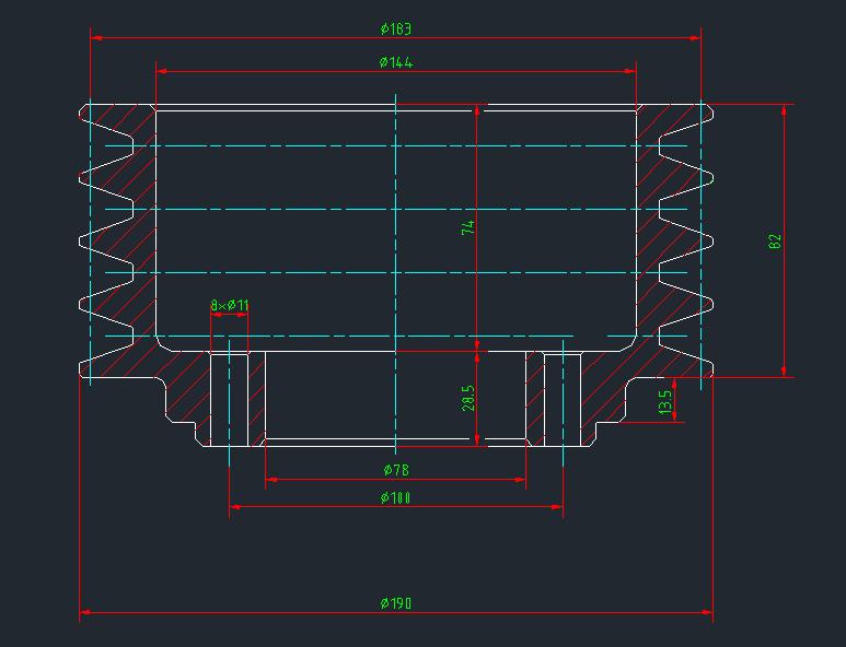 Crankshaft pulley, A06, 4B, 190