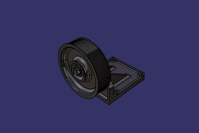 Crankshaft pulley, special interface, 10PK, 151