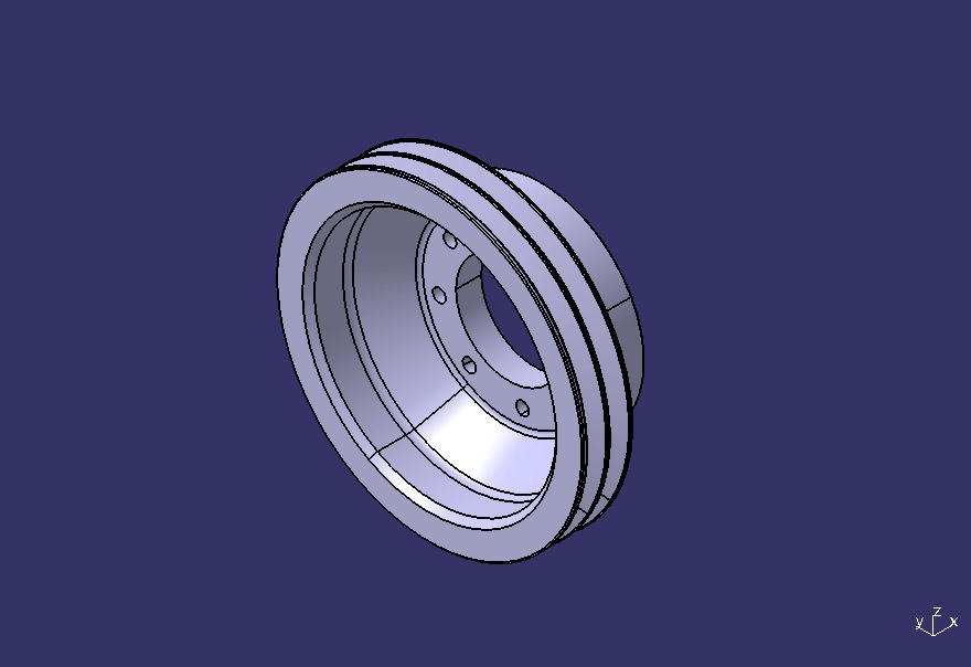 Crankshaft pulley, B series, 2B, 255