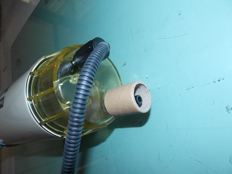 Fuel filter, 454L/h, 10μm, manual pump oil-3