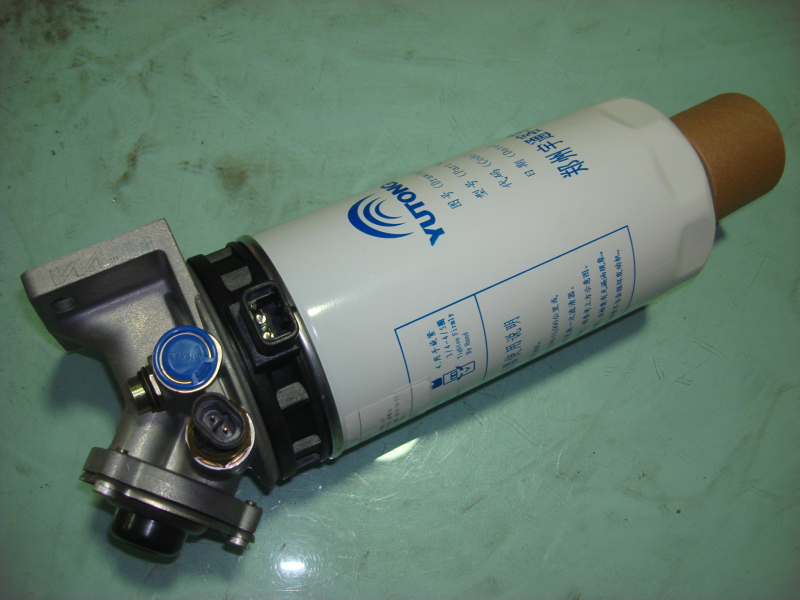 Fuel filter, 420L/h, 10μm, manual pump oil-1