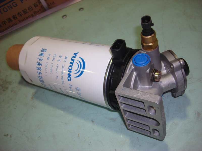 Fuel filter, 420L/h, 10μm, manual pump oil-2