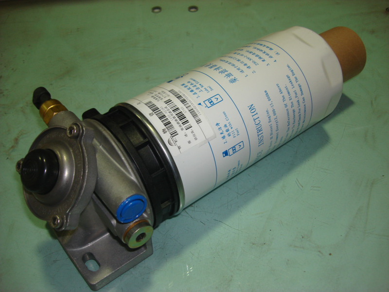 Fuel filter, 420L/h, 10μm, manual pump oil-3