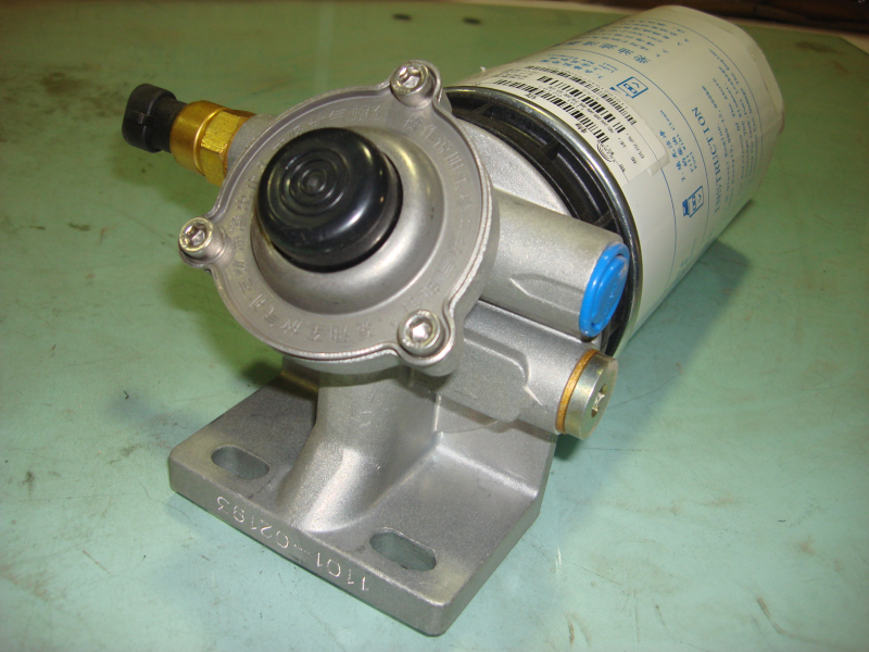 Fuel filter, 420L/h, 10μm, manual pump oil-4