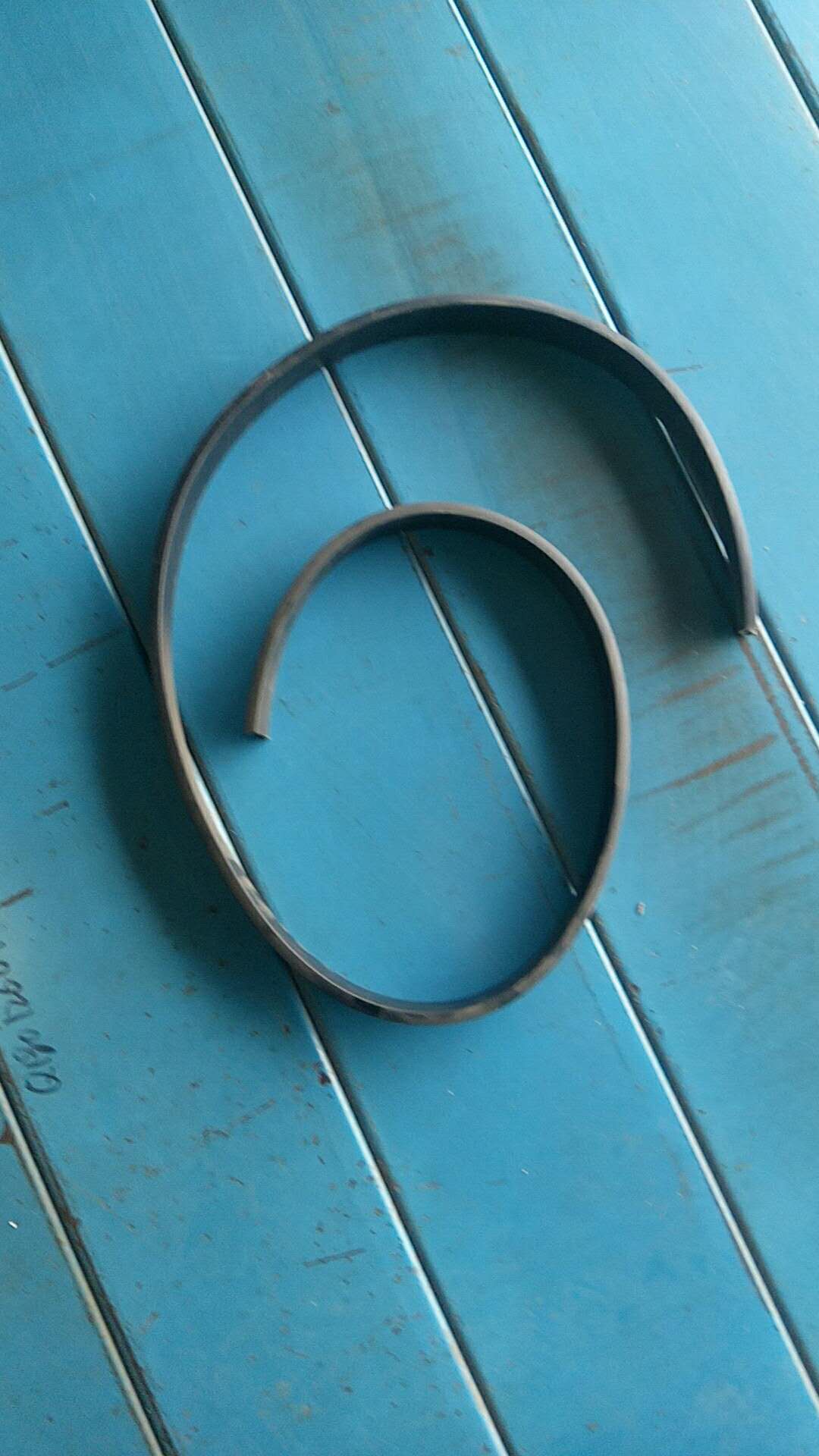 Water tank cushion belt, rubber, black-1