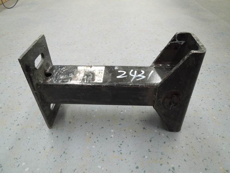 On the fuel tank bracket