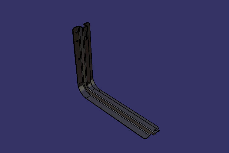 Кронштейн топливного бака (без покраски)