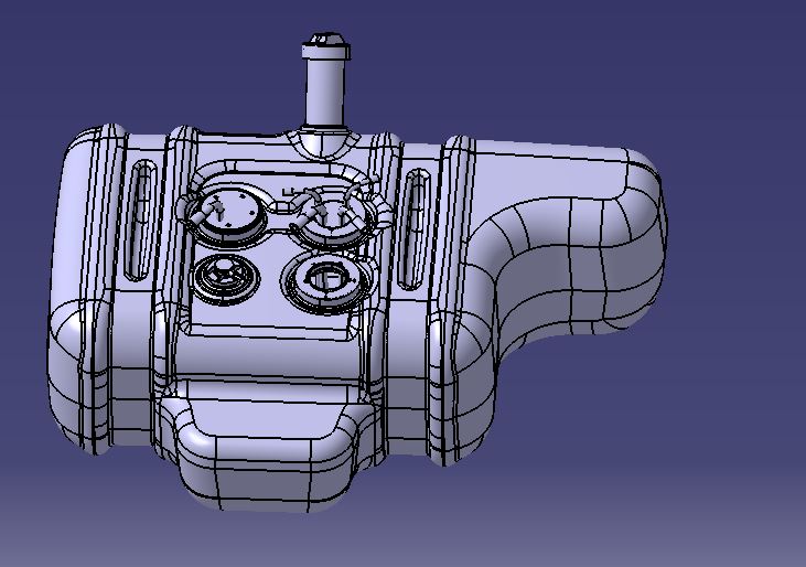 Fuel tank, 90L, L885H298W620, A0TMTX/66-1