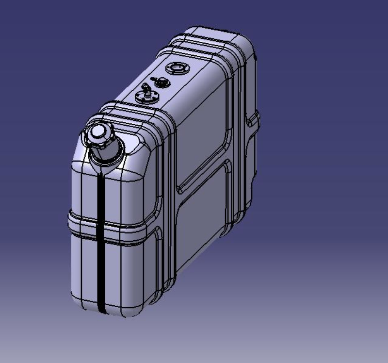Fuel tank, 150L, ​​L1070H680W270, B1TM/66