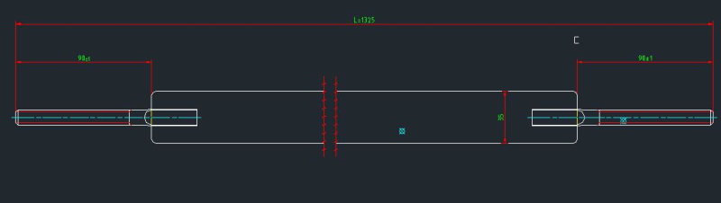 Fuel tank pull belt, double, L=1325, length specification 90
