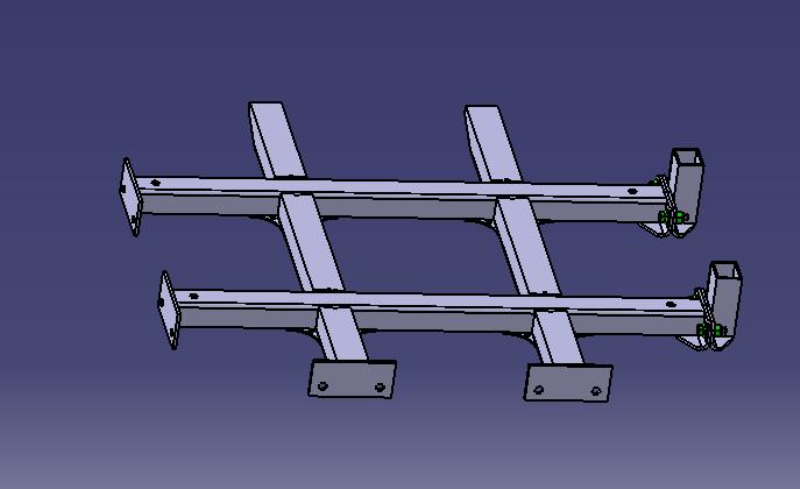 Fuel tank bracket (left)