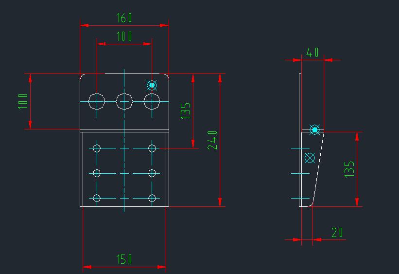 Fuel tank bracket connecting plate