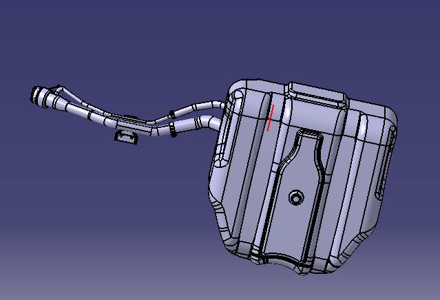 Fuel tank, 90L, L640H337W625, A0TMTX/66-1